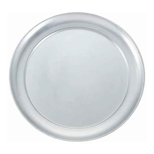 Commercial pizza baking tray with wide rim