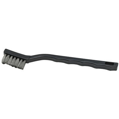 Winco 7" Mini Utility Brush with Stainless Steel Bristles
