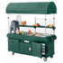 Cambro Kiosk Six Panel Serving Cart with Canopy for Commercial Foodservice