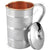 Premium Copper Jug / Pitcher with Lid & Steel Polish Exterior – 9