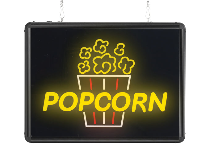 BenchmarkUSA™ Ultra-Bright Sign – Popcorn by Winco