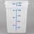 Cambro Poly 22 Quart Square Food Storage Container White ( Case of 6 )