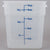 Cambro CamSquares 18 Quart Food Storage Container Translucent ( Case of 6 )