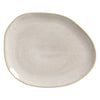 Porto Brasil Oval Plates Stoneware Latte ( Case of 12)