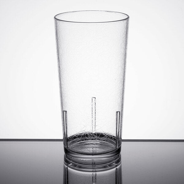 Cambro Del Mar 24 oz Plastic Tumbler Commercial Drink Glass ( Case of 36 )