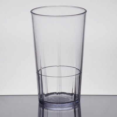 Cambro Lido SAN Plastic Tumbler Commercial Drink Glass ( Case of 36 )