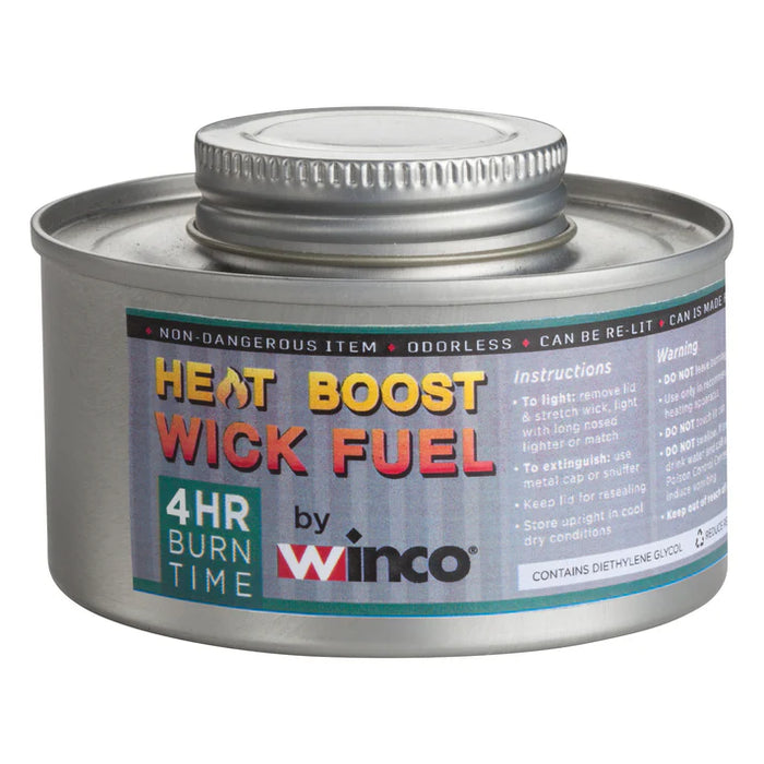 Heat Boost Twist-Cap Chafing Fuel Cans by Winco - Available in Different Models