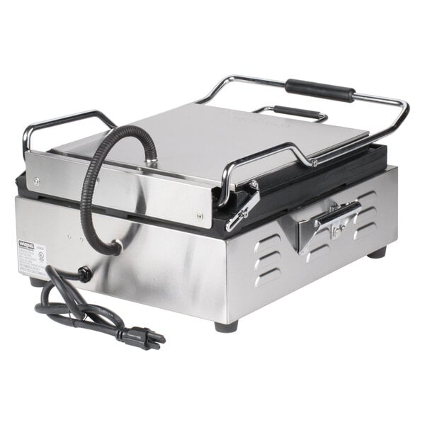 Waring WFG275T Tostato Supremo Smooth Top & Bottom Panini Sandwich Grill with Timer