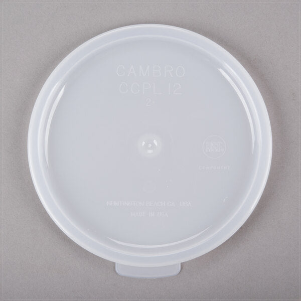 Cambro Camwear® Commercial Crock Lid for Food Storage and Serving ( Case of 12 )