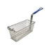 Adcraft Commercial Nickel-Plated Fry Basket with Color-Coded Handle
