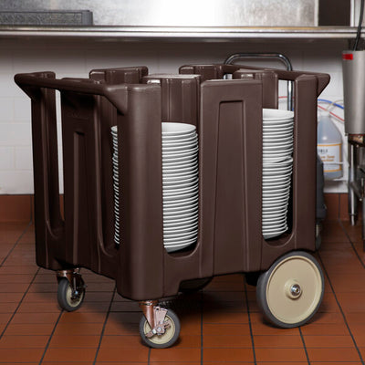 Cambro Commercial Enclosed Dish Cart for Safe Plate Storage and Transport