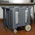 Cambro Commercial Enclosed Dish Cart for Safe Plate Storage and Transport