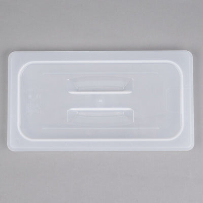 Cambro Translucent 1/3 Size Food Pan Cover with Handle
