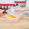 Cambro Translucent 1/3 Size Food Pan Cover with Handle