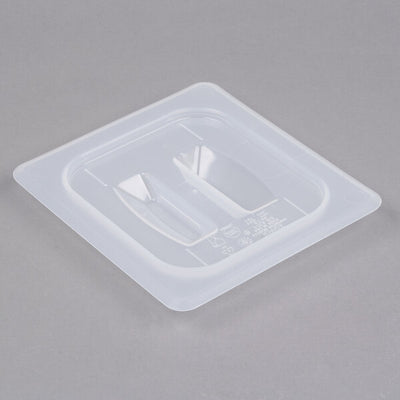 Cambro Translucent One Sixth Size Food Pan Lid with Handle ( Case of 6 )