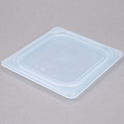 Cambro Camwear One Sixth Size Seal Cover Translucent ( Case of 6 )