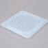 Cambro Camwear One Sixth Size Seal Cover Translucent ( Case of 6 )