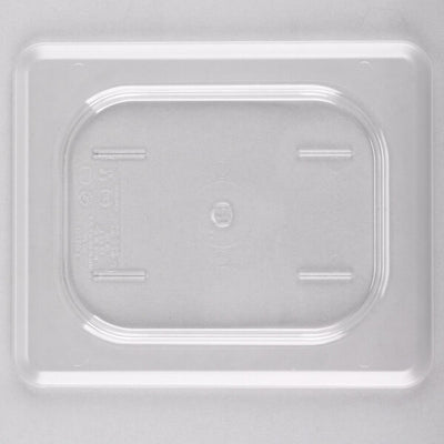 Cambro Camwear One Eighth Size Flat Food Pan Lid Clear ( Case of 6 )