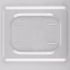 Cambro Camwear One Eighth Size Flat Food Pan Lid Clear ( Case of 6 )