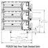 Middleby Marshall PS2620 Gas Countertop Conveyor Oven - Single/Double/Triple Stack Options Available
