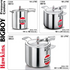 Hawkins Bigboy Aluminum Pressure Cooker - Bigboy Series and Regular : 22, 18, 14, 12, 8, 6.5 Liter sizes