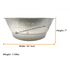 Heavy Duty Strainer / Rice Jali Aluminium (Colander) also known as Boya,  Available in multiple sizes