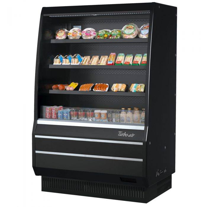 Turbo Air TOM-50MB-SP(-A)-N Open Display Merchandiser, 12.3 cu.ft.