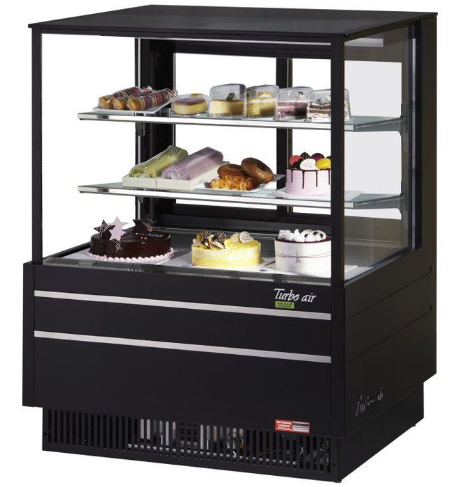 Turbo Air TCGB-36UF-W(B)-N Display cases, Straight front bakery cases, 11.8 cu. ft.