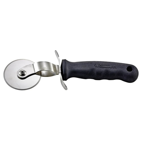 Winco Soft-Grip Commercial Pizza Cutters with Stainless Steel Wheel Blades