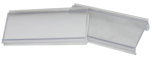 Serv-Ware 3" Clear Wire Shelving Label Holder