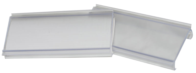 Serv-Ware 3" Clear Wire Shelving Label Holder