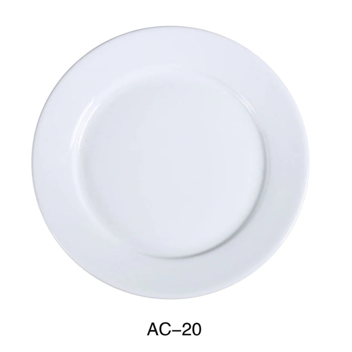 Yanco AC-20 11 1/4" Plate, Porcelain, Super White Pack of 12 ( 1 Dz )