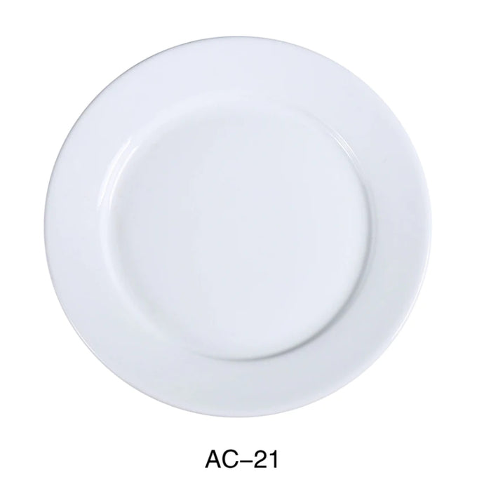 Yanco AC-21  12" Plate, Porcelain, Super White Pack of 12 ( 1 Dz )