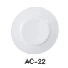Yanco AC-22 8 1/4" Plate, Porcelain, Super White Pack of 36 ( 3 Dz )