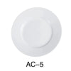 Yanco AC-5 5 1/2" Plate, Porcelain, Super White Pack of 36 ( 3 Dz )