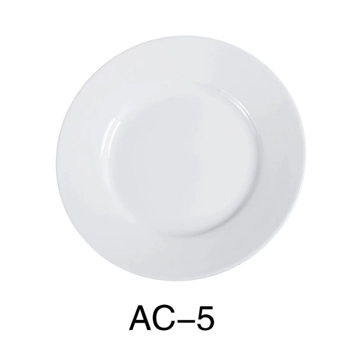 Yanco AC-5 5 1/2" Plate, Porcelain, Super White Pack of 36 ( 3 Dz )