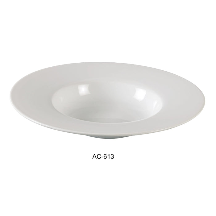 Yanco AC-613 13 1/2″, 2 1/2″ Deep 22 OZ, Dessert Plate Pack of 6