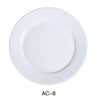 Yanco AC-8 9" Plate, Porcelain, Super White Pack of 24 ( 2 Dz )