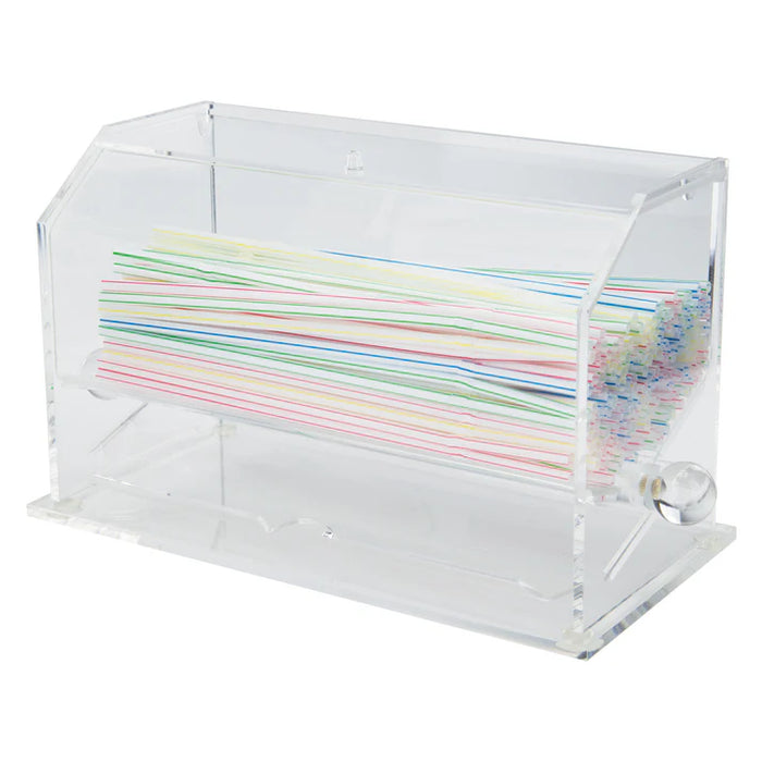 Winco ACSD-712 - Acrylic Straw Dispenser (Price/Piece)