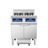 Atosa AEFF-50-2 Double-Vat Commercial Electric Fryer with Built-In Oil Filtration