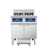 Atosa AEFF-50-2 Double-Vat Commercial Electric Fryer with Built-In Oil Filtration