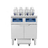 Atosa AEFF-50-2B Double-Vat Electric Fryer with Automatic Basket Lift and Oil Filtration