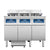 Atosa AEFF-50-3T Triple-Vat Commercial Electric Fryer with Split Vat and Built-In Filtration