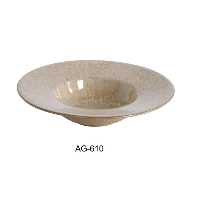 Yanco AG-610 Agate Dessert Plate  and 10 OZ Pack of 12 (1 Dz)