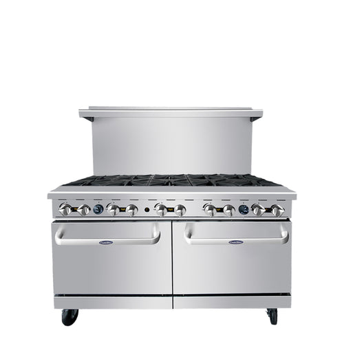 AGR-10B — 60″ Gas Range with Ten (10) Open Burners Atosa