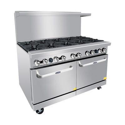 AGR-10B — 60″ Gas Range with Ten (10) Open Burners Atosa