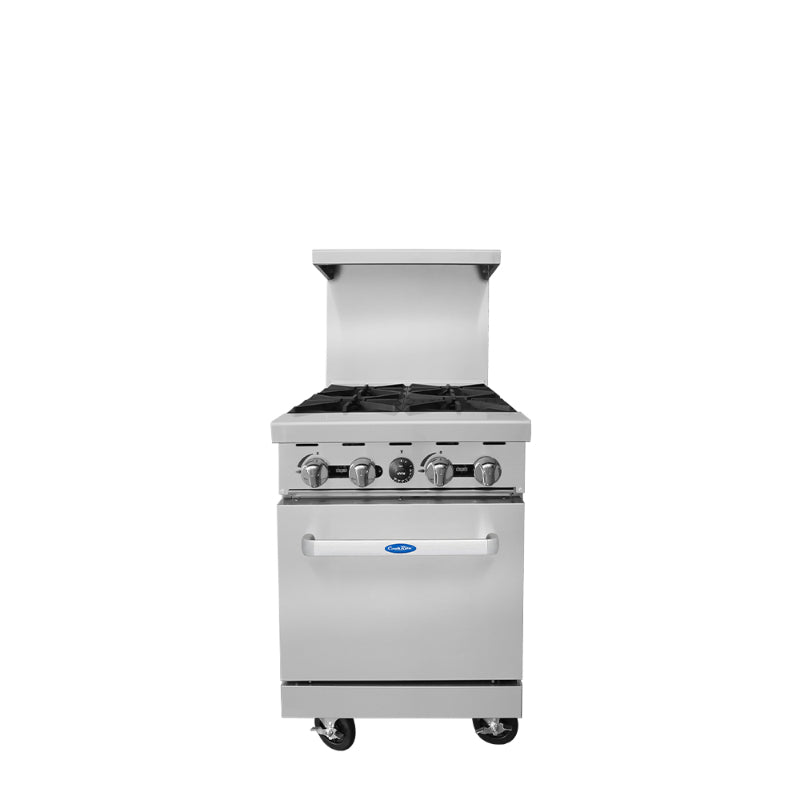 AGR-4B — 24″ Gas Range with Four (4) Open Burners by Atosa