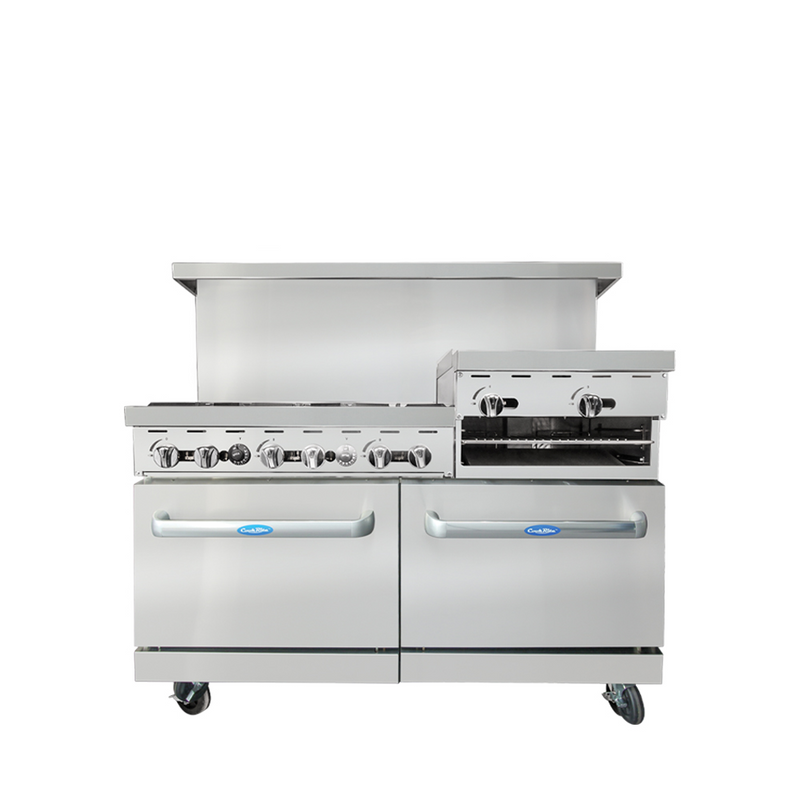 Atosa AGR-6B-24RGB 60-inch commercial gas range