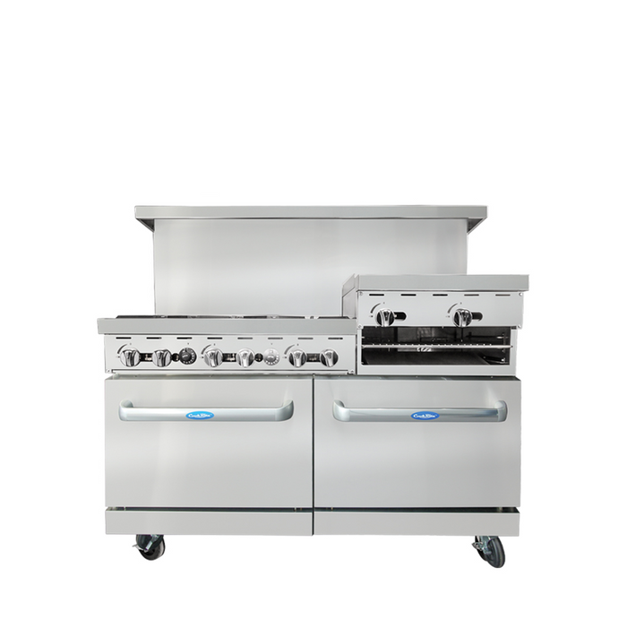 Atosa AGR-6B-24RGB 60-inch commercial gas range