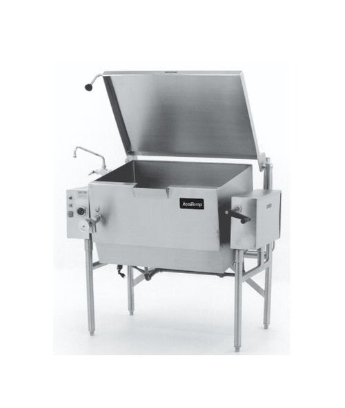 AccuTemp ALTGSE-30-QS-QS Gas Skillet, 30 Gallon Capacity, Manual tilt, Floor Mounted